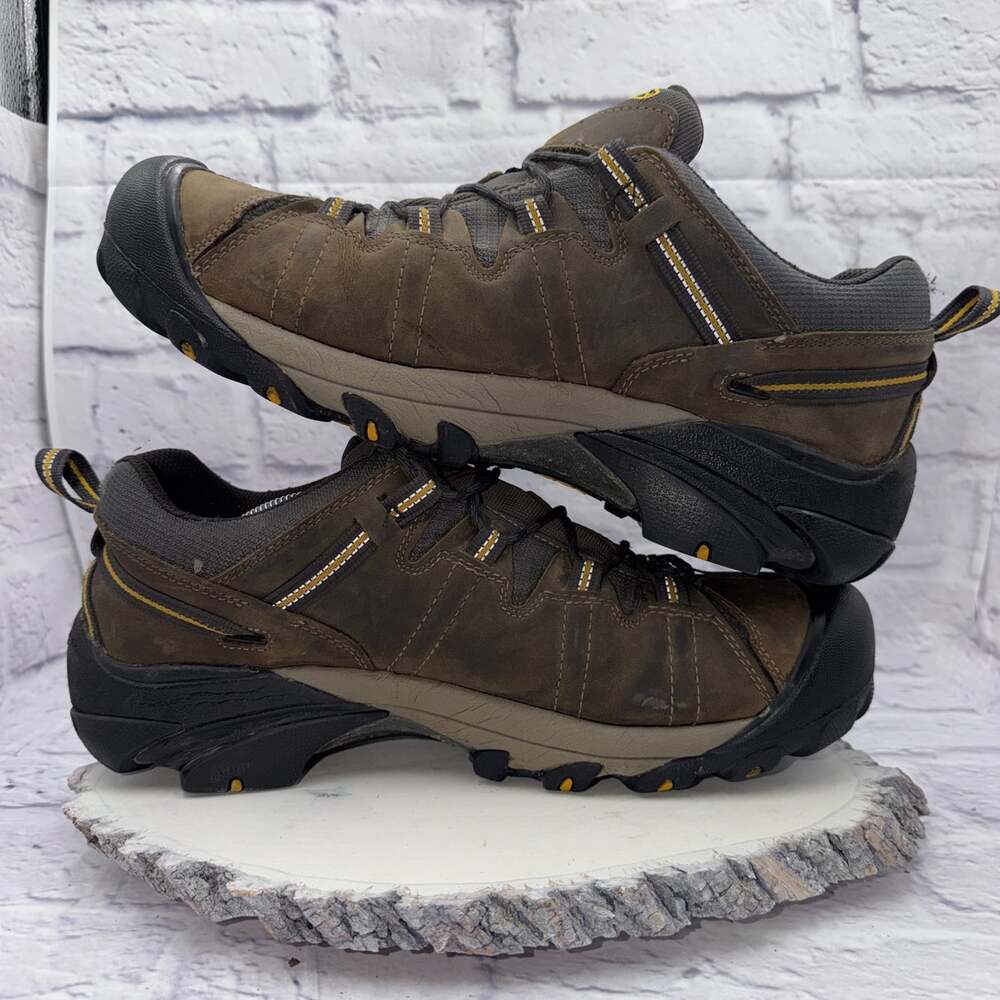 Keen Targhee II Waterproof Hiking Shoes Mens Size 14 Brown Leather - Picture 9 of 12